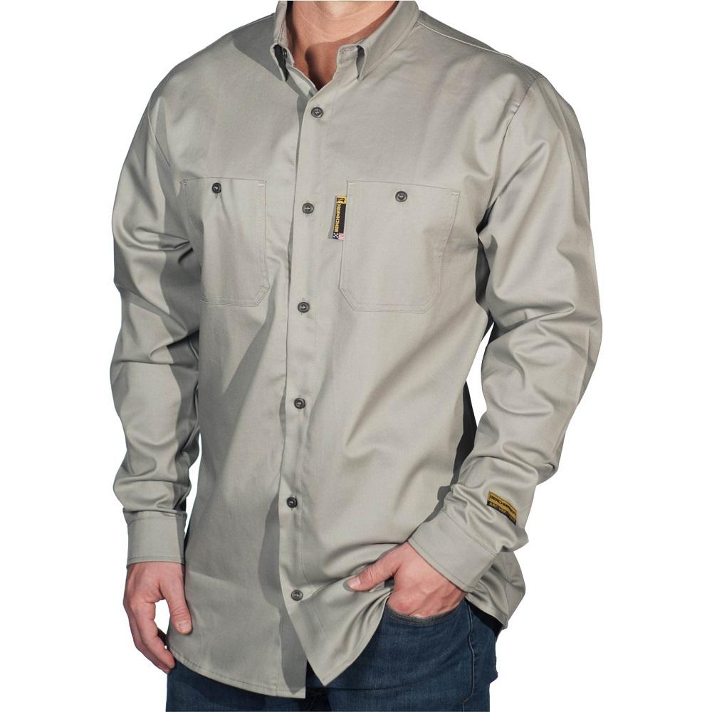 The "Lowdown" Flame Resistant Shirt Gray front