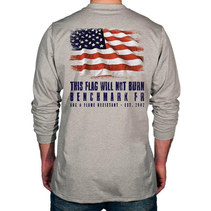 "This Flag Will Not Burn" Graphic Flame Resistant Shirt
