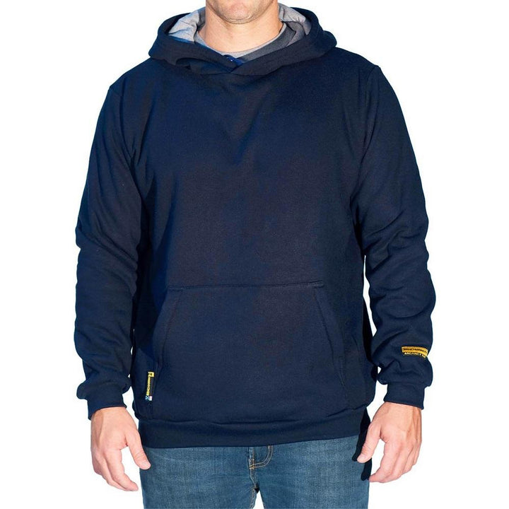 Flame Resistant Pullover Hooded Navy Sweatshirt